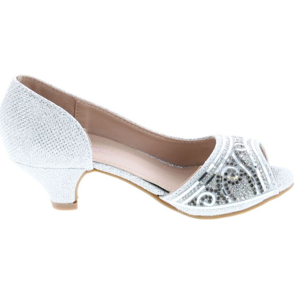 Bella Marie Truly-5 Silver ChildG sandals 12 NEW - Picture 6 of 8